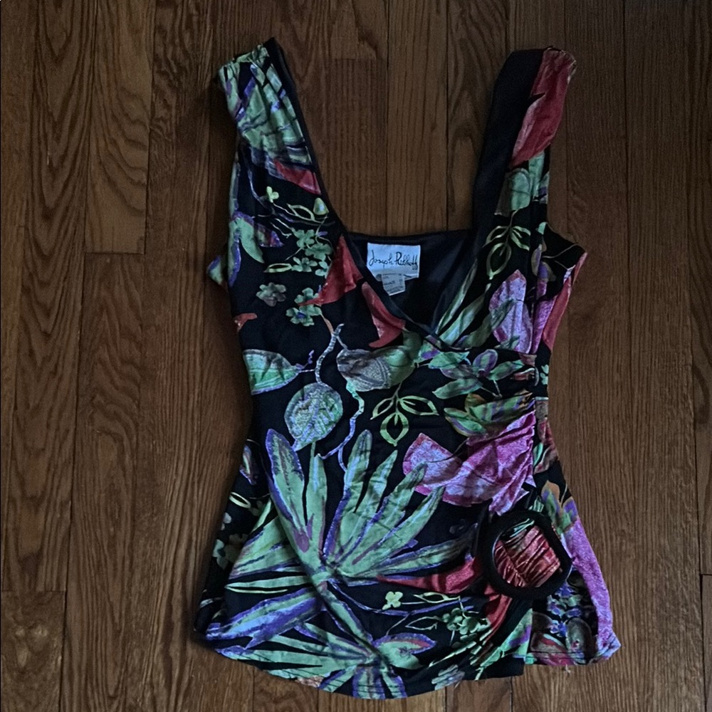 Joseph Ribkoff Floral Sleeveless Top